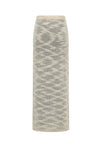 SWAYING/KNIT floating line slim long skirt SW23AW3B33 off-white